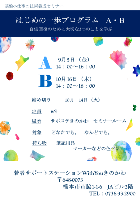 はじめの一歩プログラムA・B